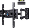 Pipishell Full Motion TV Wall Mount for 26-65 Inch TVs up to 77 lbs, Height Adjustable Corner Wall Mount Bracket with Articulating Arm, Swivel Extension Tilt, Max VESA 400x400mm, PIMF9