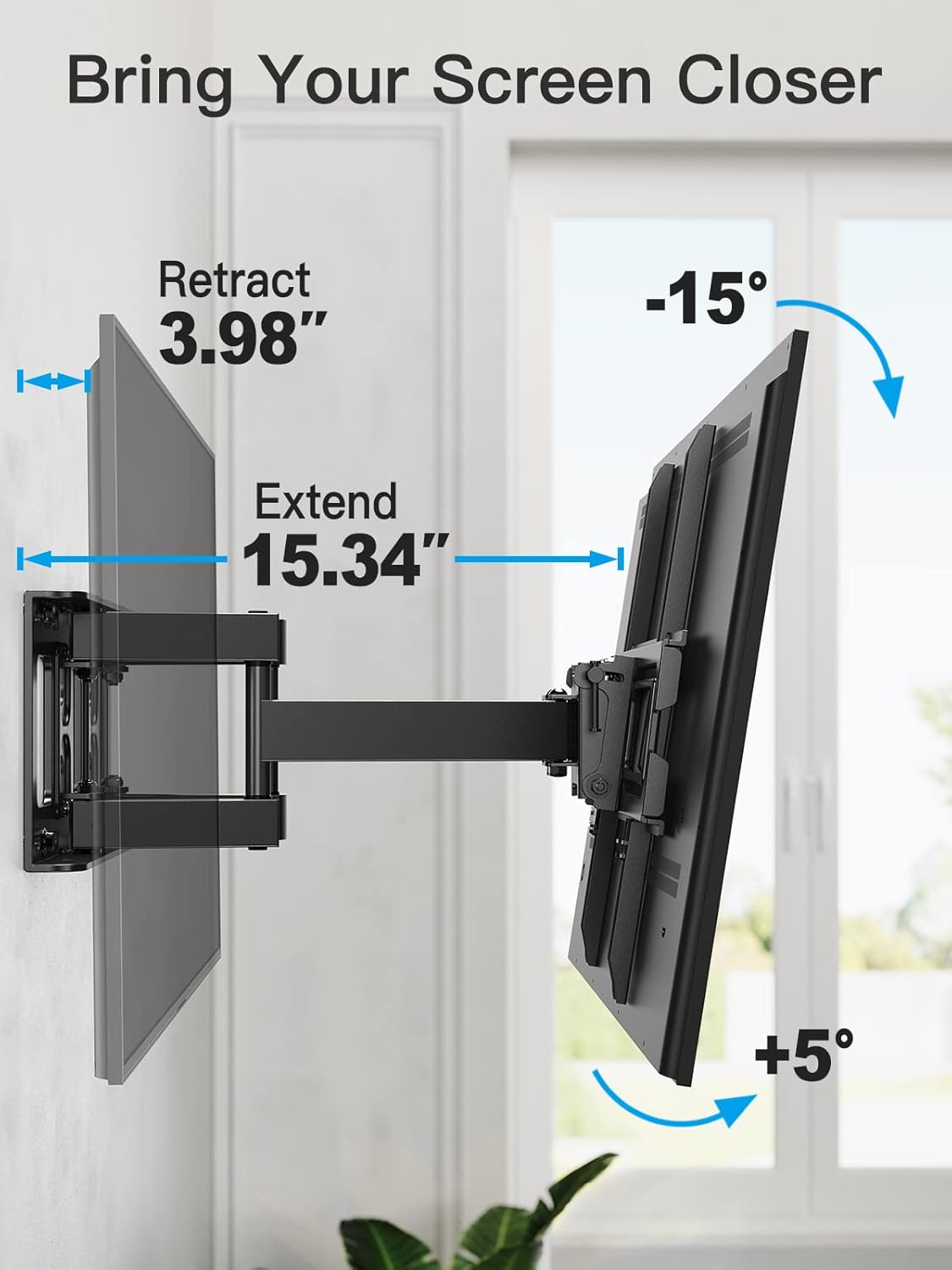 Full Motion TV Wall Mount Bracket For 26