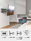 Full Motion TV Wall Mount Bracket For 26" To 65"TVs