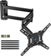 Pipishell Full Motion Long-Arm TV Wall Mount for 32-65 Inch TVs, Max VESA 400x400mm up to 110 lbs, 37.4” Long Extension Corner TV Mount, Swivel & Tilt, Space-Saving Wall Mount TV Bracket, PIMF26B