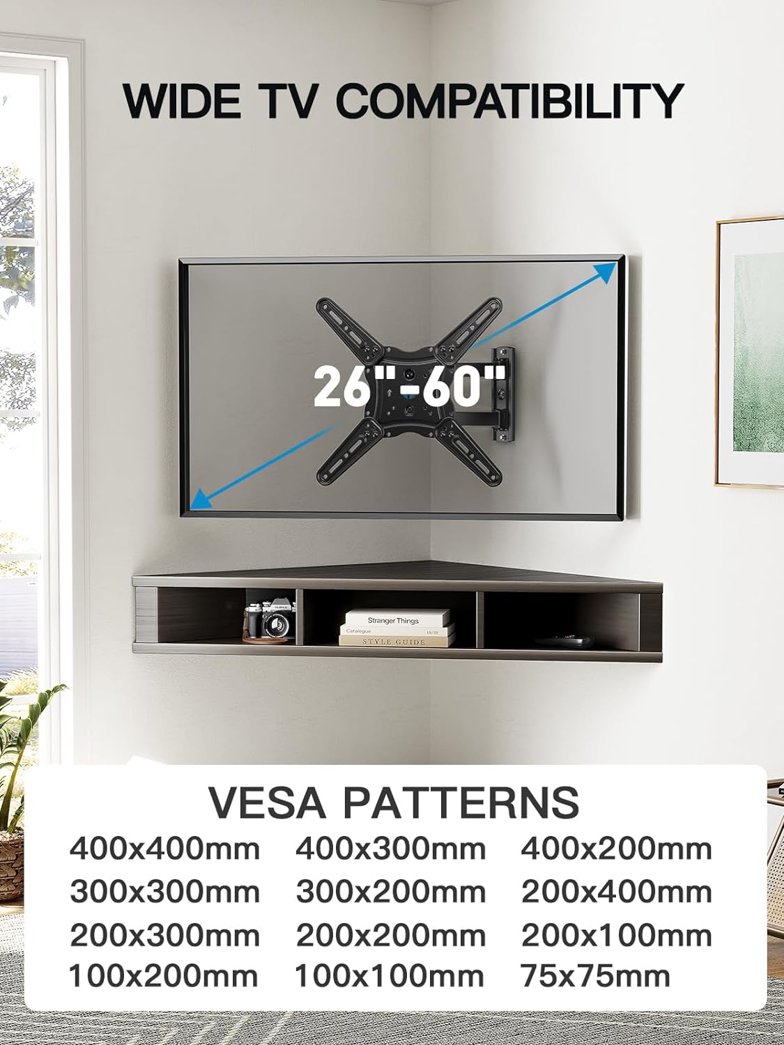 Full Motion TV Wall Mount For 26