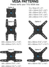 Full Motion TV Wall Mount For 26" To 60" TVs