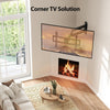 Pipishell Full-Motion Long-Arm TV Wall Mount for 32-75 Inch TVs up to 100 lbs, Corner TV Mount with 32.37” Extension, Swivel & Tilt, Space-Saving Wall Mount TV Bracket, Max VESA 600x400mm, PILF18