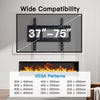Tilt TV Wall Mount For 37" To 75" TVs