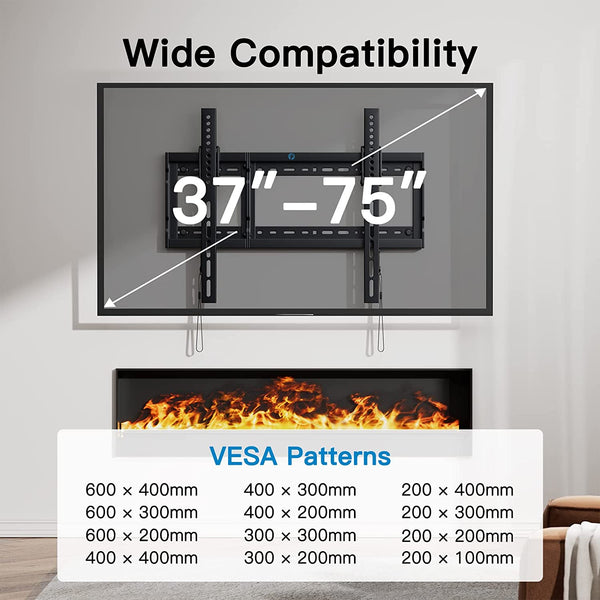 Tilt TV Wall Mount For 37" To 75" TVs